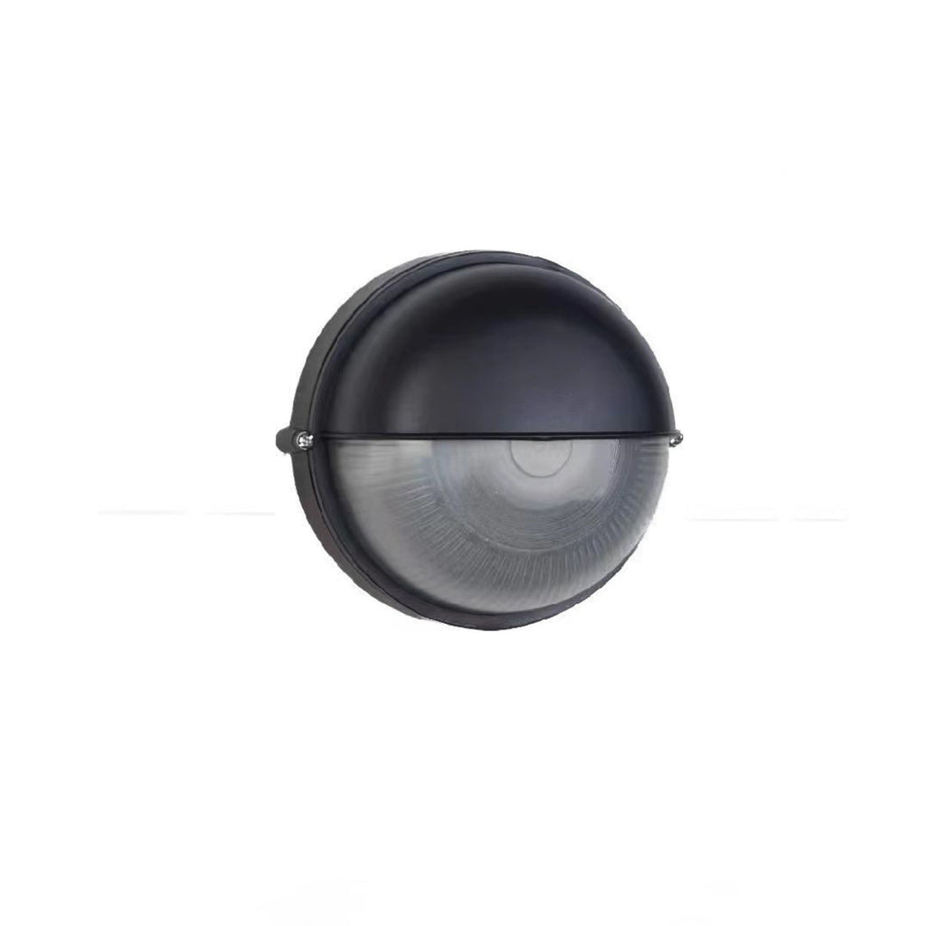Contemporary Industrial Waterproof Aluminum Glass Wall Sconce