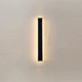 Modern Solar Waterproof Aluminum Strip Wave LED Wall Light