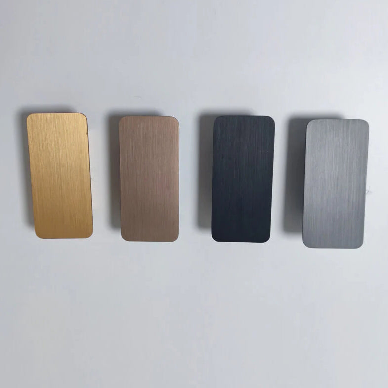Nordic Minimalist Aluminum Rectangular Flat Wall Sconce