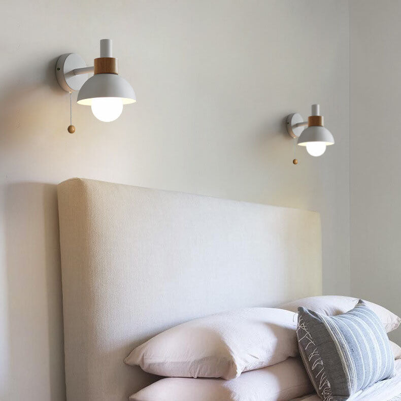 Nordic Macaron Globe 1-Light Wall Sconce