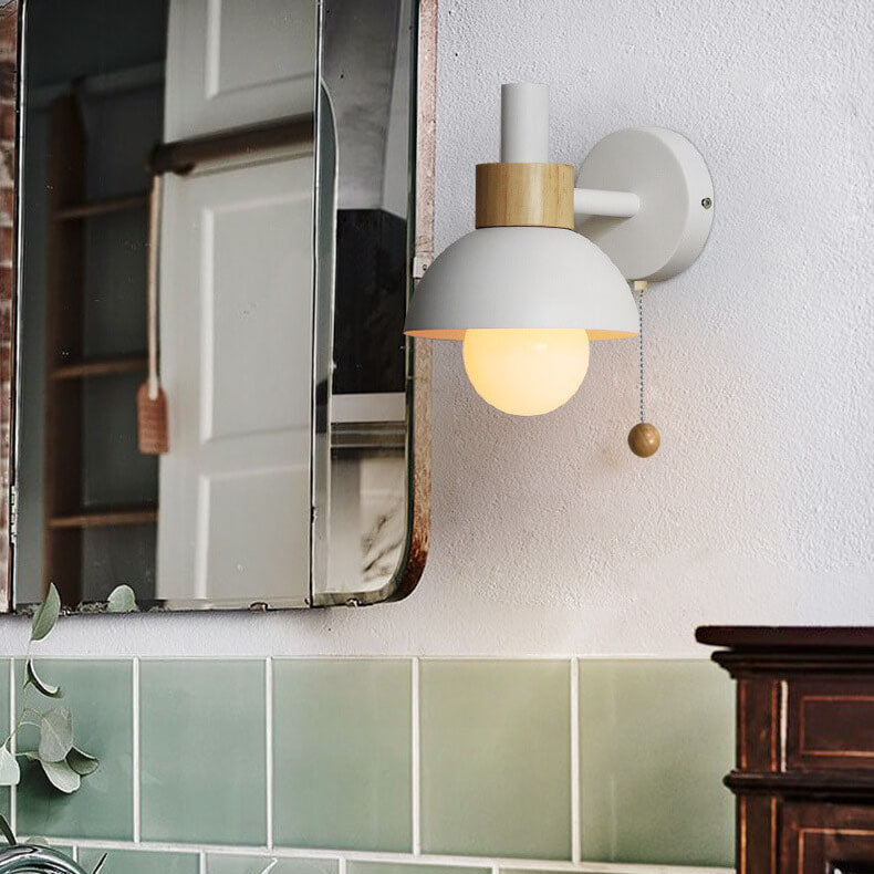 Nordic Macaron Globe 1-Light Wall Sconce