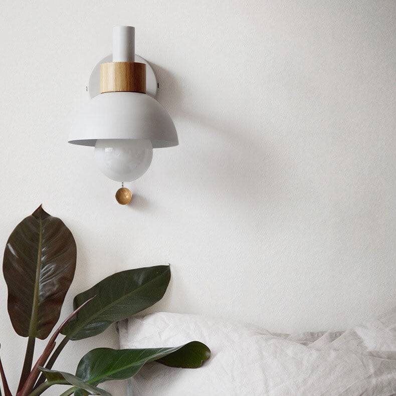 Nordic Macaron Globe 1-Light Wall Sconce