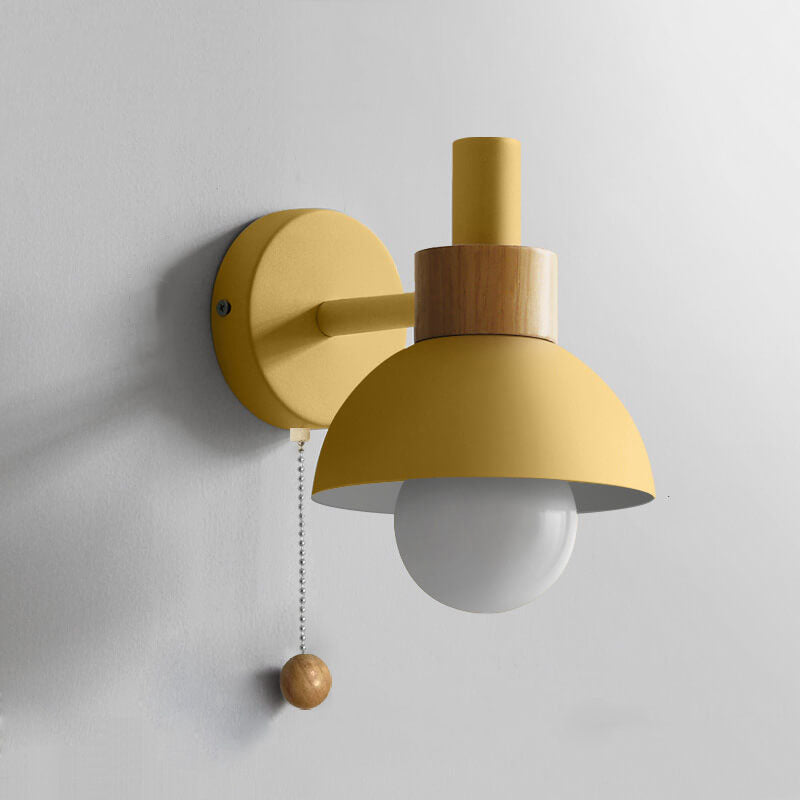 Nordic Macaron Globe 1-Light Wall Sconce