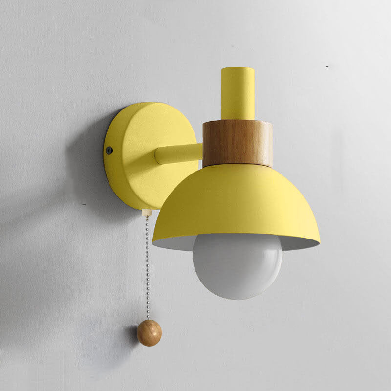 Nordic Macaron Globe 1-Light Wall Sconce