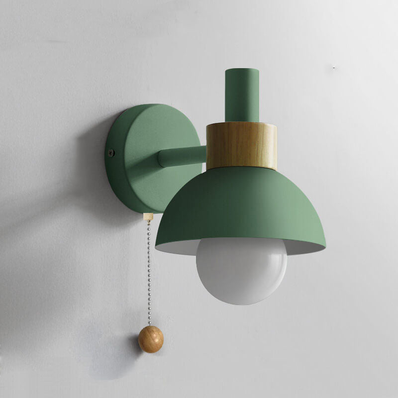 Nordic Macaron Globe 1-Light Wall Sconce