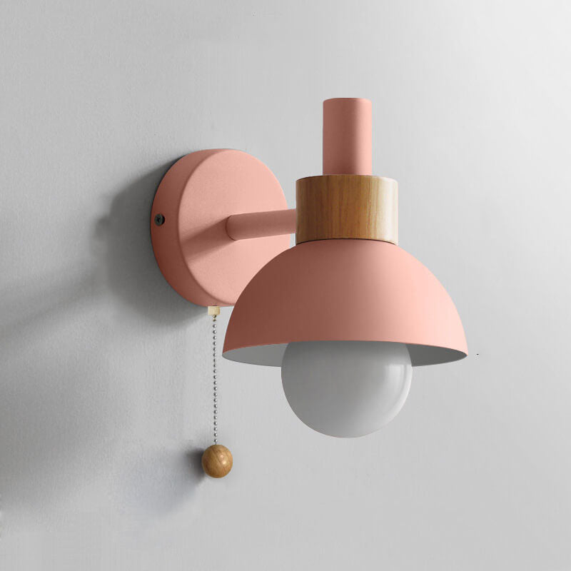 Nordic Macaron Globe 1-Light Wall Sconce