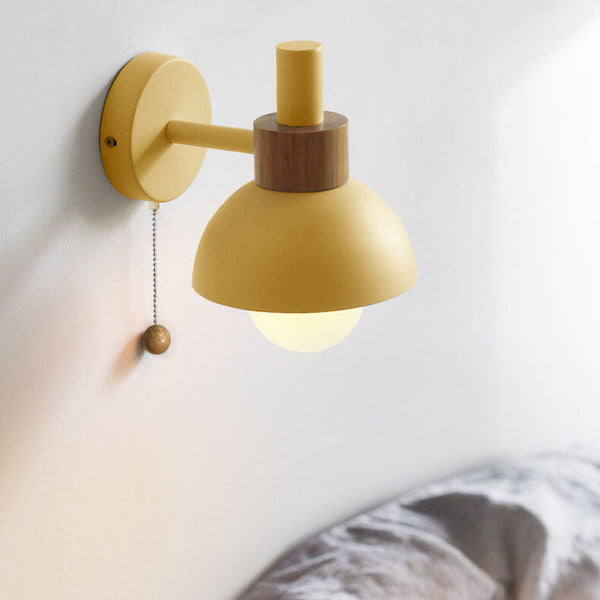 Nordic Macaron Globe 1-Light Wall Sconce