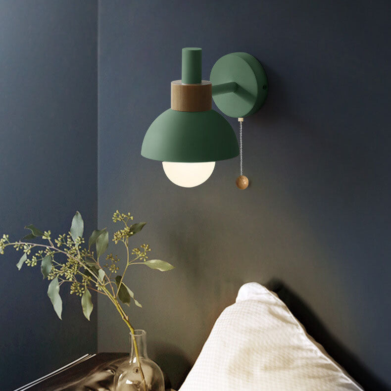 Nordic Macaron Globe 1-Light Wall Sconce
