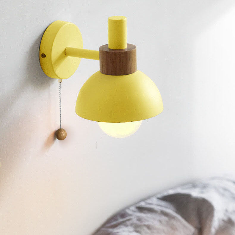 Nordic Macaron Globe 1-Light Wall Sconce