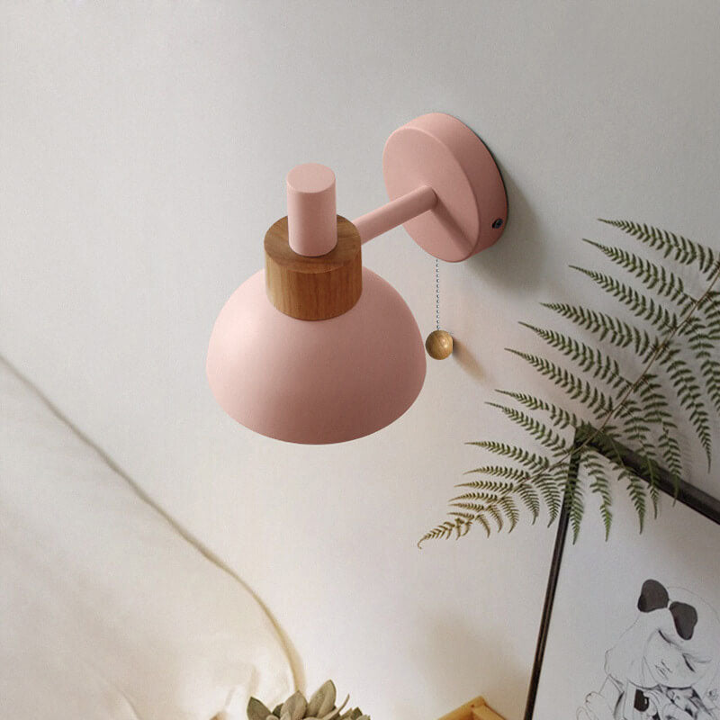 Nordic Macaron Globe 1-Light Wall Sconce