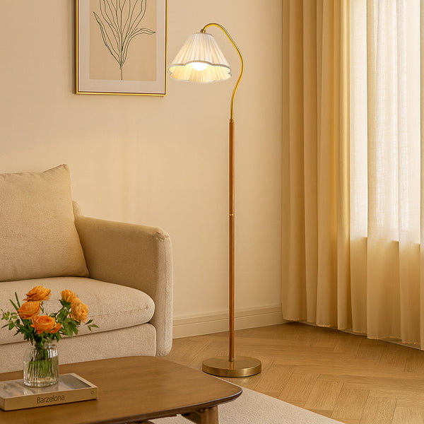 Japanese Brown Floor Lamp