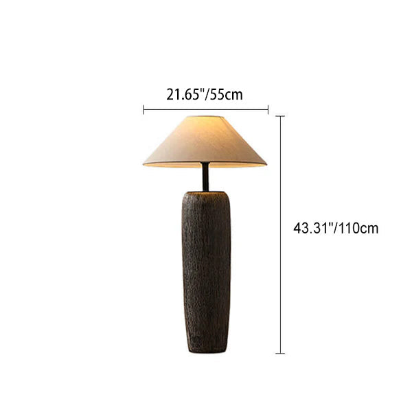 Japanese Brown Floor Lamp