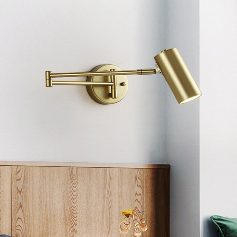 Nordic Minimalist Folding Telescopic Long Pole Wall Sconce