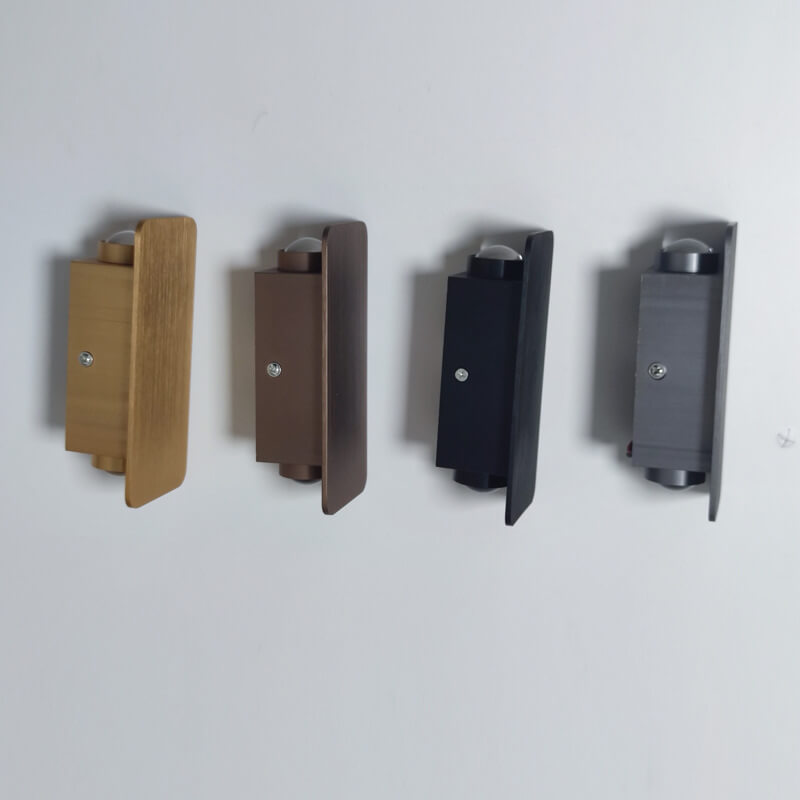 Nordic Minimalist Aluminum Rectangular Flat Wall Sconce