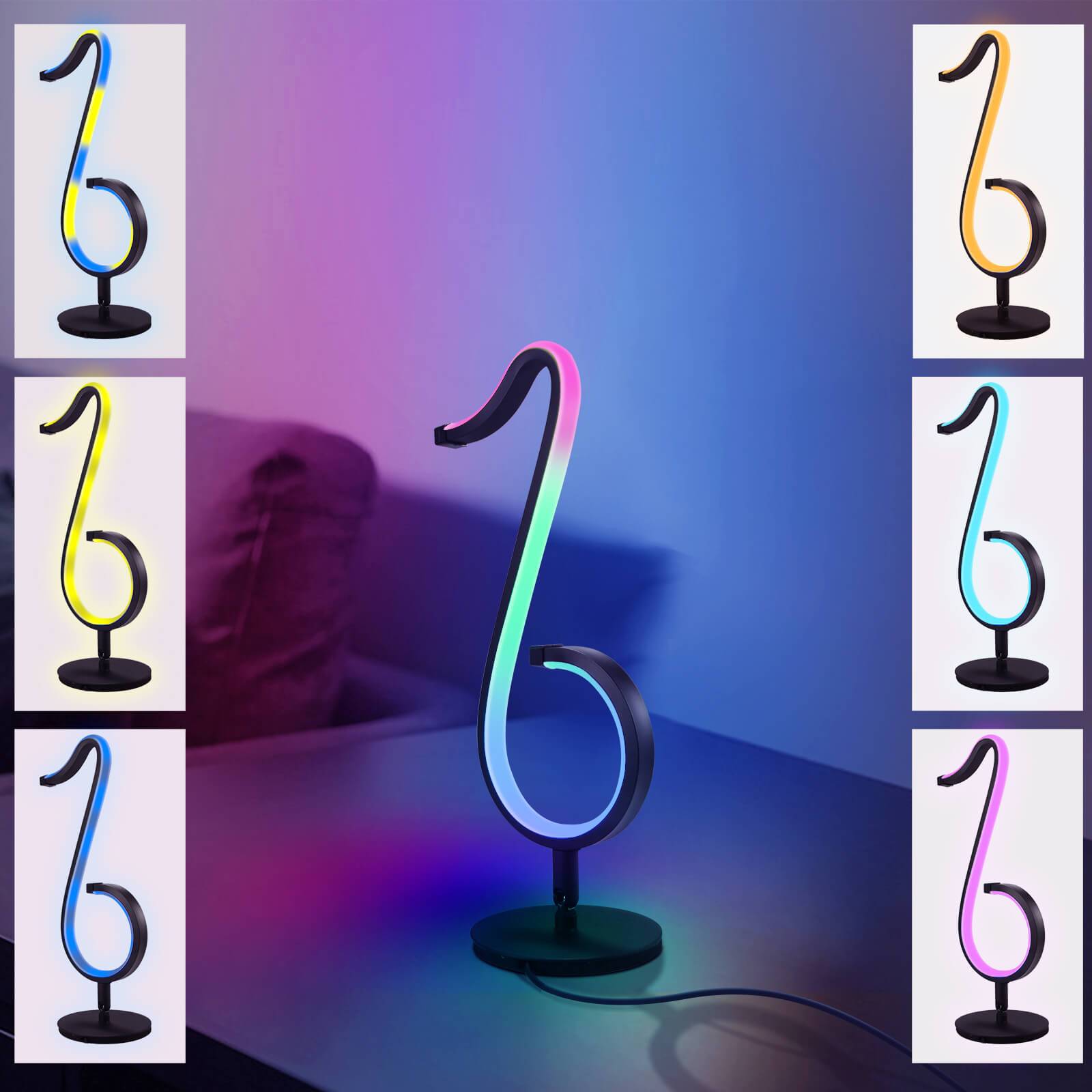 Modern Black Floor Lamp