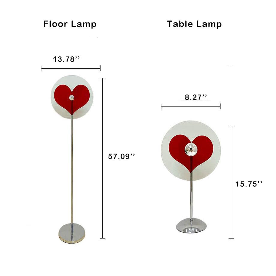 Modern Red Floor Lamp