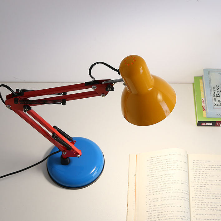 Modern Minimalist Memphis Iron Half-Circle Table Lamp