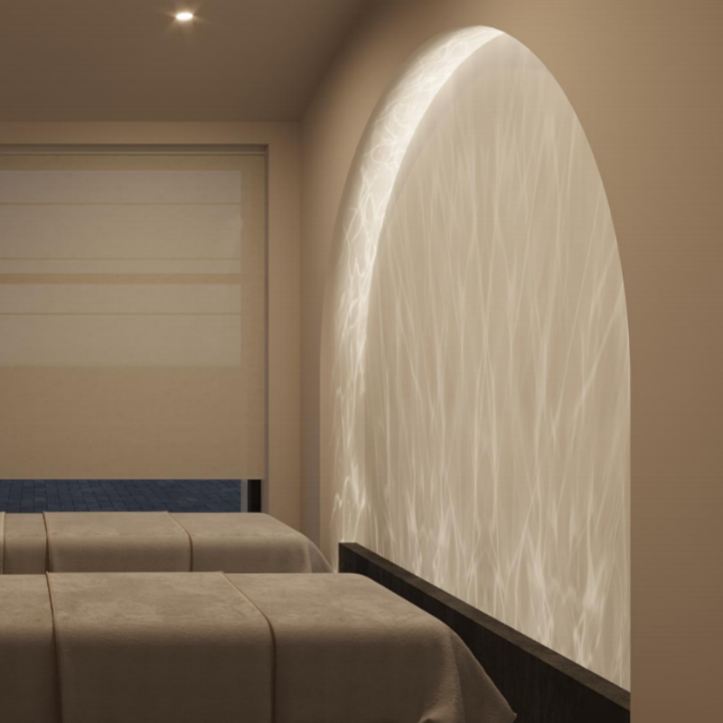 Modern LED Wall Wash Flowing Water Ripple Wall Sconce