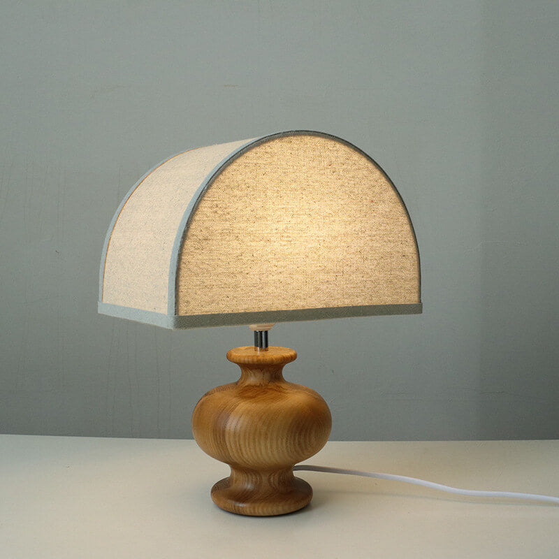 Japanese Wabi-Sabi Vintage Solid Wood Table Lamp Table Lamp