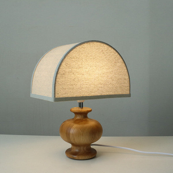 Japanese Wabi-Sabi Vintage Solid Wood Table Lamp Table Lamp