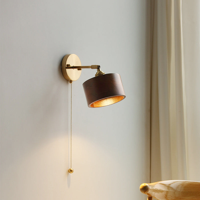 Contemporary Scandinavian Cone Copper 1-Light Wall Sconce
