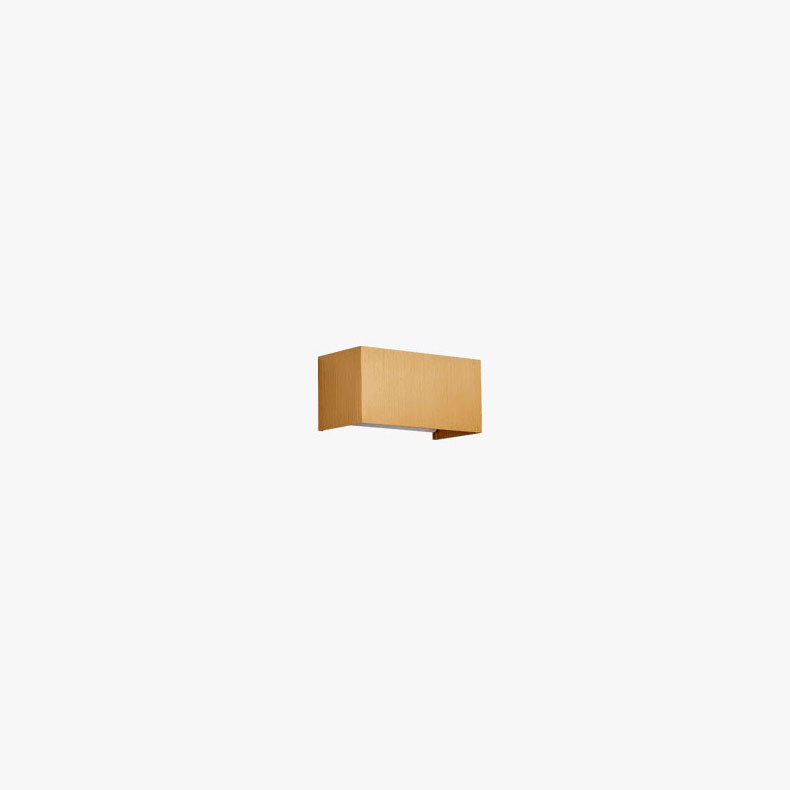 Nordic Minimalist Aluminum Square Flat Wall Sconce