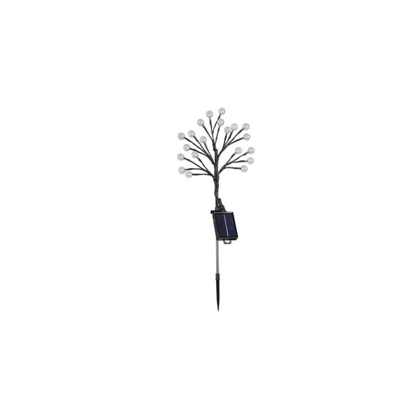 Elegant White 20-Light Outdoor Stake Light