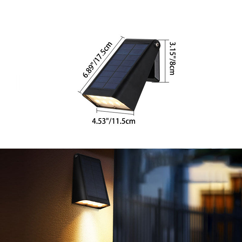 Modern Minimalist Solar Rectangular Trapezoidal Wall Sconce