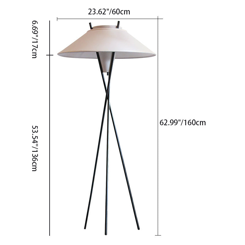 Contemporary Black Floor Lamp