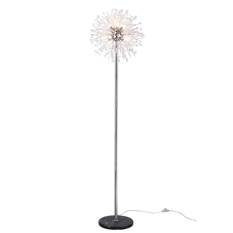 Modern Black 8-Light Floor Lamp