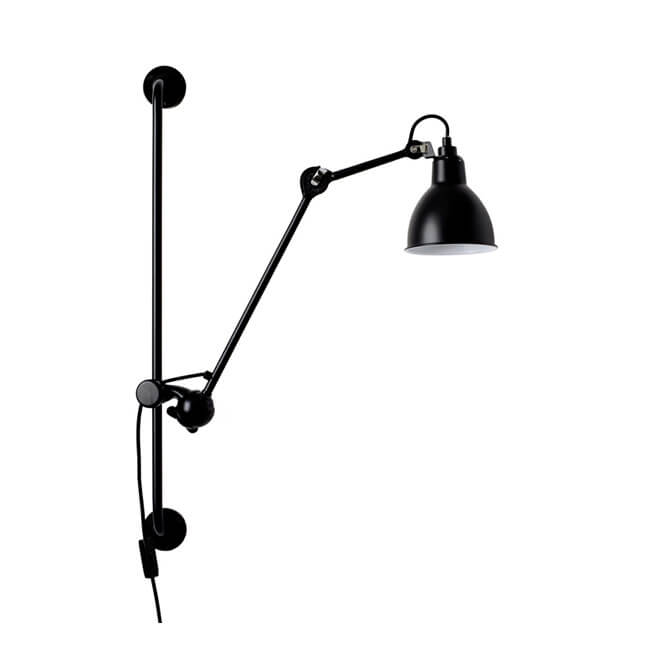 Industrial Vintage Iron Long Pole Swing Arm Wall Sconce