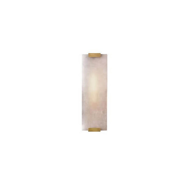 Nordic Light Luxury Copper Marble Strip Design Wall Sconce