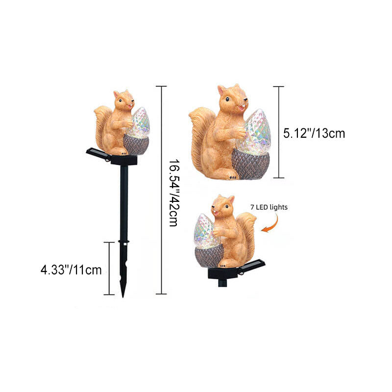 Modern Yellow Outdoor Stake Light