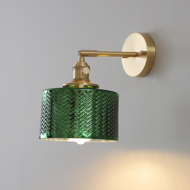 Nordic Minimalist Creative Brass Cylinder Wall Sconce