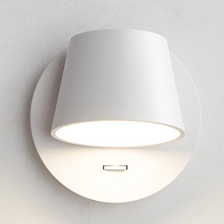 Modern Minimalist Dome Frosted Rotatable LED Reading Wall Sconce