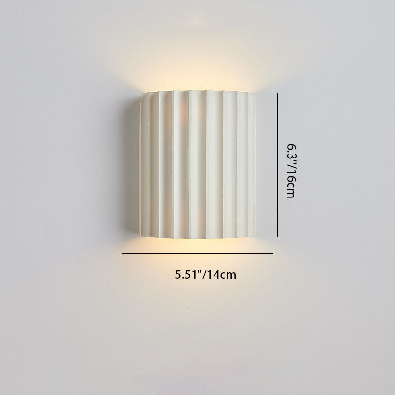 Contemporary Nordic Resin Tiles 2-Light Wall Sconce