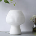 Modern Minimalist Mushroom 1-Light Glass Table Lamp