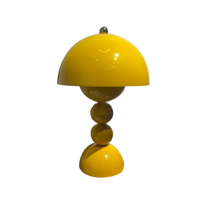 Nordic Metal Mushroom Round Pod 1-Light Table Lamp