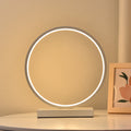 Nordic Iron Acrylic Circle Deer USB Plug-in LED Table Lamp