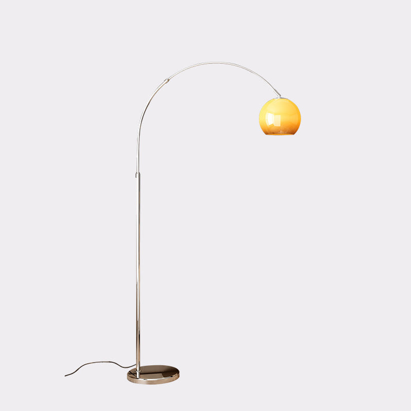 Scandinavian Orange Floor Lamp
