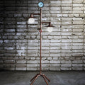Industrial Steampunk Bronze 2-Light Floor Lamp