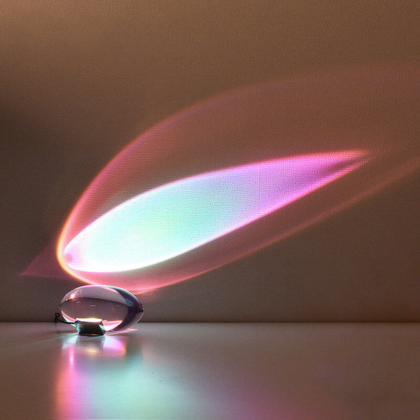 Crystal Projection Angel Eye LED Table Lamp