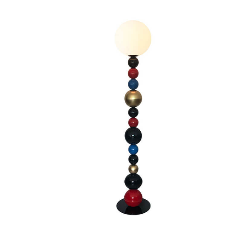 Scandinavian Red Floor Lamp