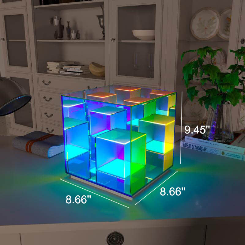 Modern Acrylic RGB Line LED Table Lamp