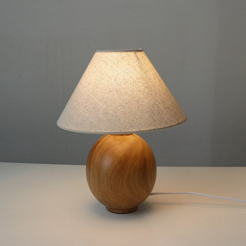 Japanese Wabi-Sabi Vintage Solid Wood Table Lamp Table Lamp
