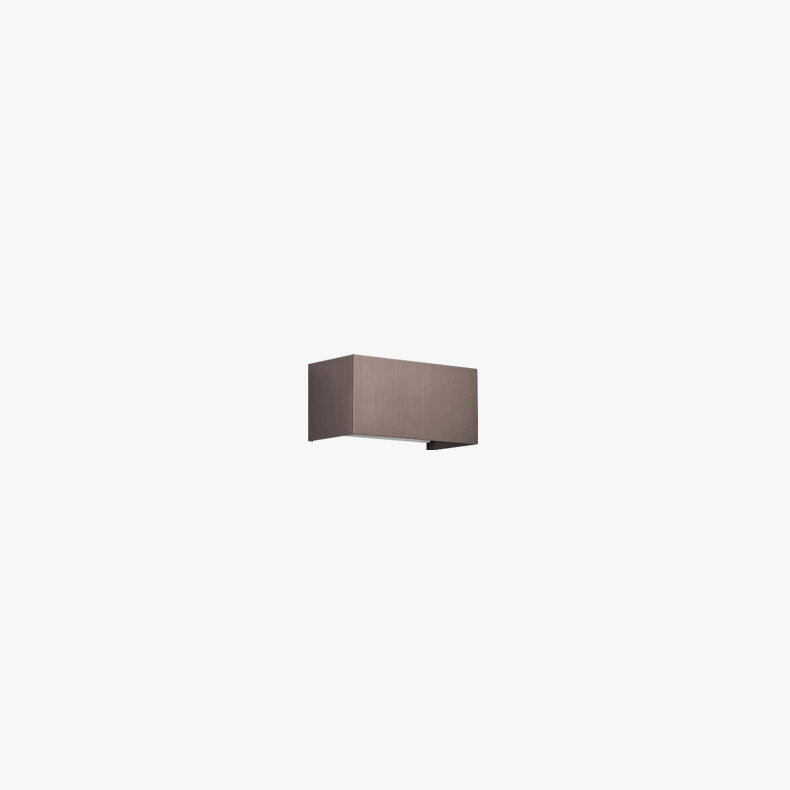 Nordic Minimalist Aluminum Square Flat Wall Sconce
