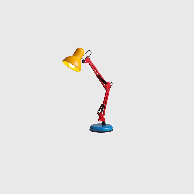 Modern Minimalist Memphis Iron Half-Circle Table Lamp