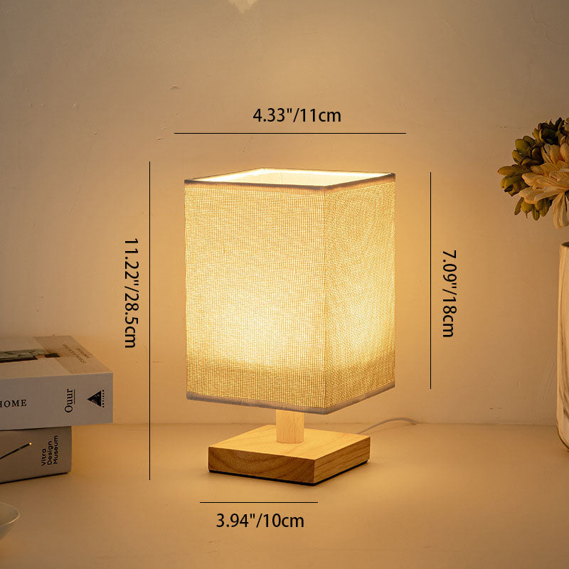 Creative Fabric Square USB LED Table Lamp