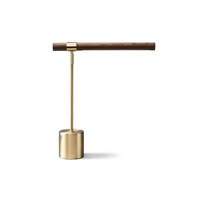 Nordic Minimalist Wood-Grain LED Table Lamp with Table Lamp