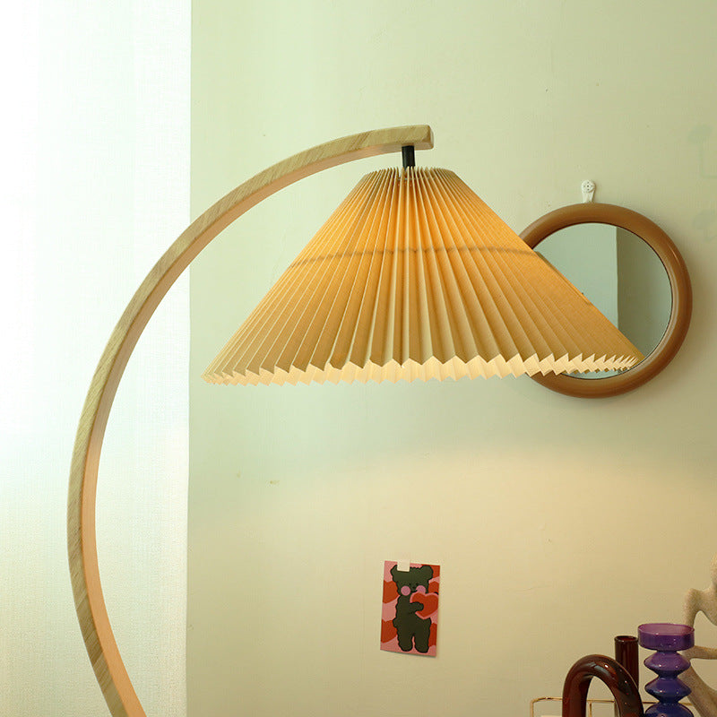 Japanese Multicolor Arc Floor Lamp